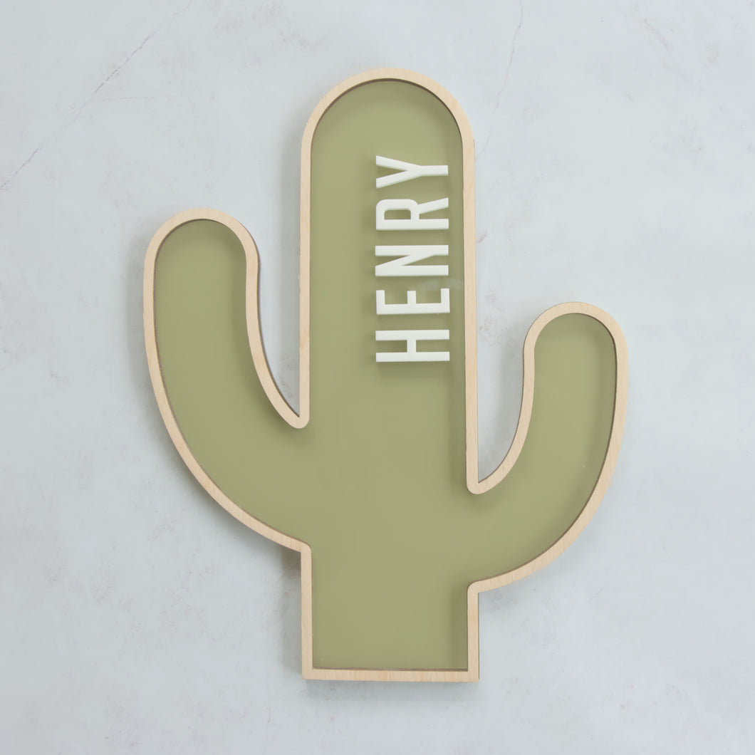 SMALL PERSONALIZED WALL SHAPE | Multiple Color and Personalization Options