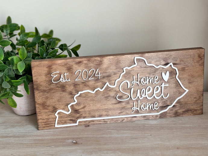 Kentucky State Home Sweet Home Sign - MIG