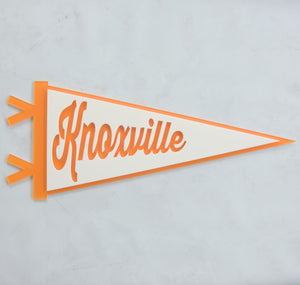 NAME PENNANT BANNER WALL SHAPE | Multiple Color and Personalization Options