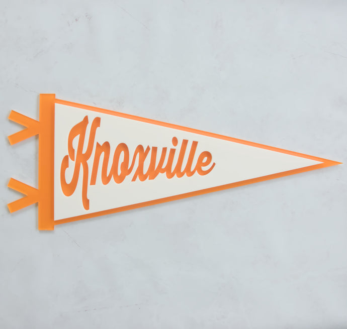 CITY PENNANT BANNER WALL SHAPE | Multiple Color and Personalization Options