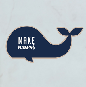 WHALE WALL SHAPE | Multiple Color Options