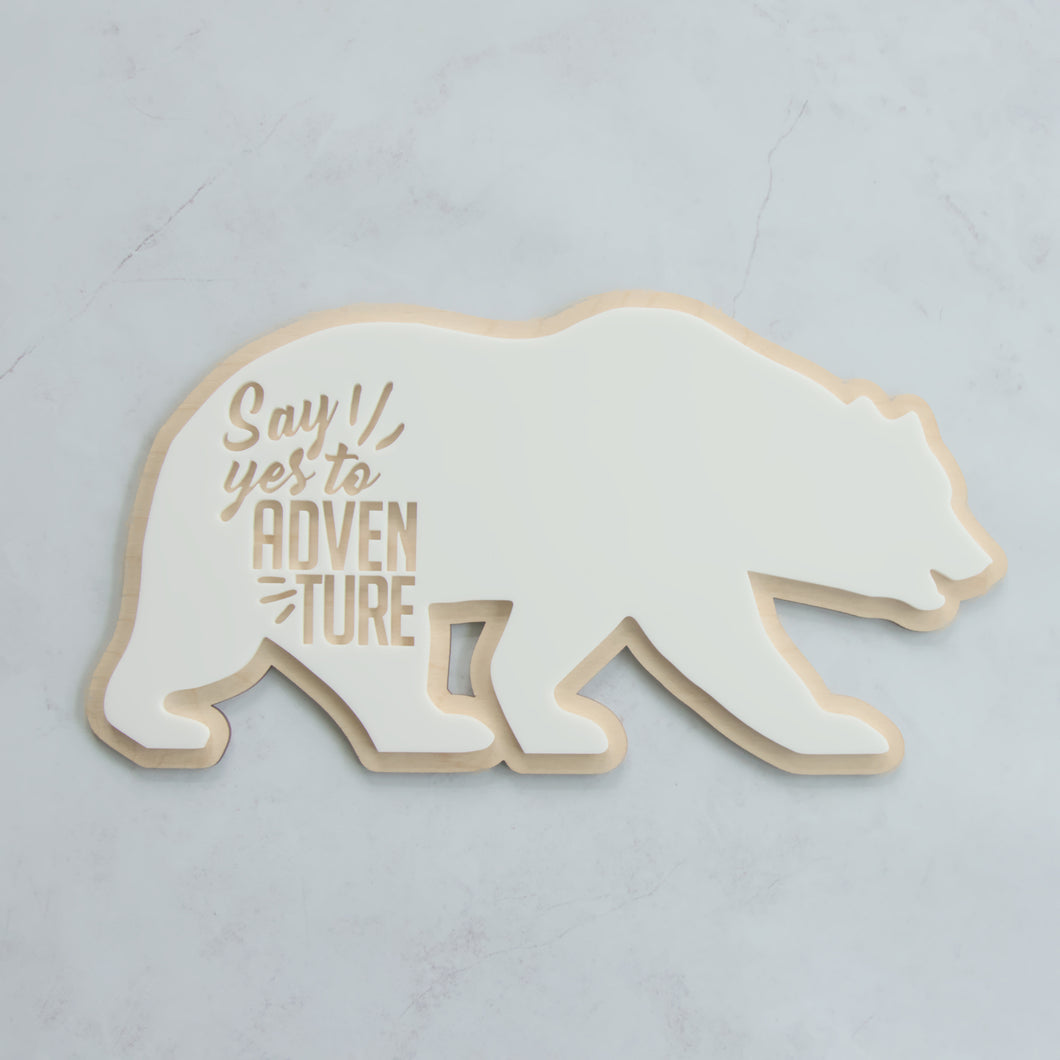 BEAR WALL SHAPE | Multiple Color Options