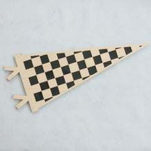 CHECKERED PENNANT BANNER WALL SHAPE | Multiple Color Options