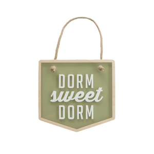 DORM SWEET DORM BANNER WALL SHAPE | Multiple Color Options