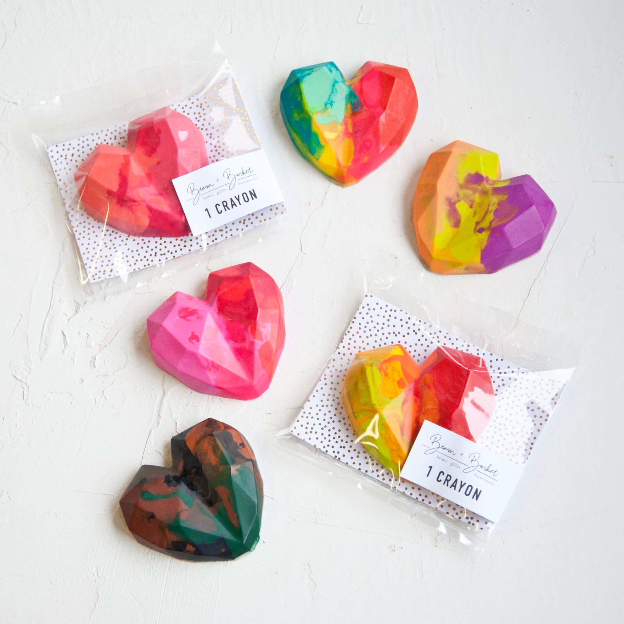 back in the day scented markers, Paper Mache (Easy button) Rainbow Heart  Crayons and smelly markers