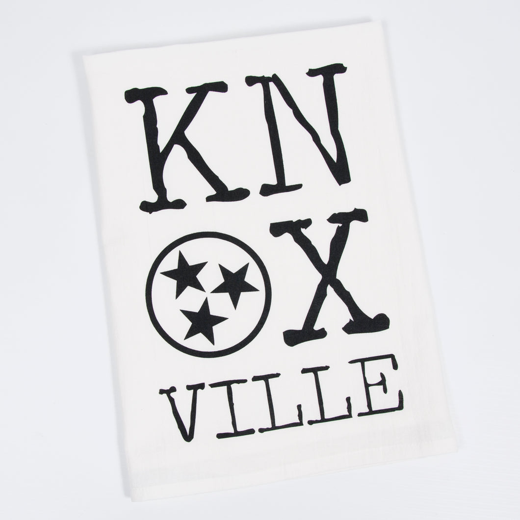 Knoxville TriStar Letterpress Tea Towel