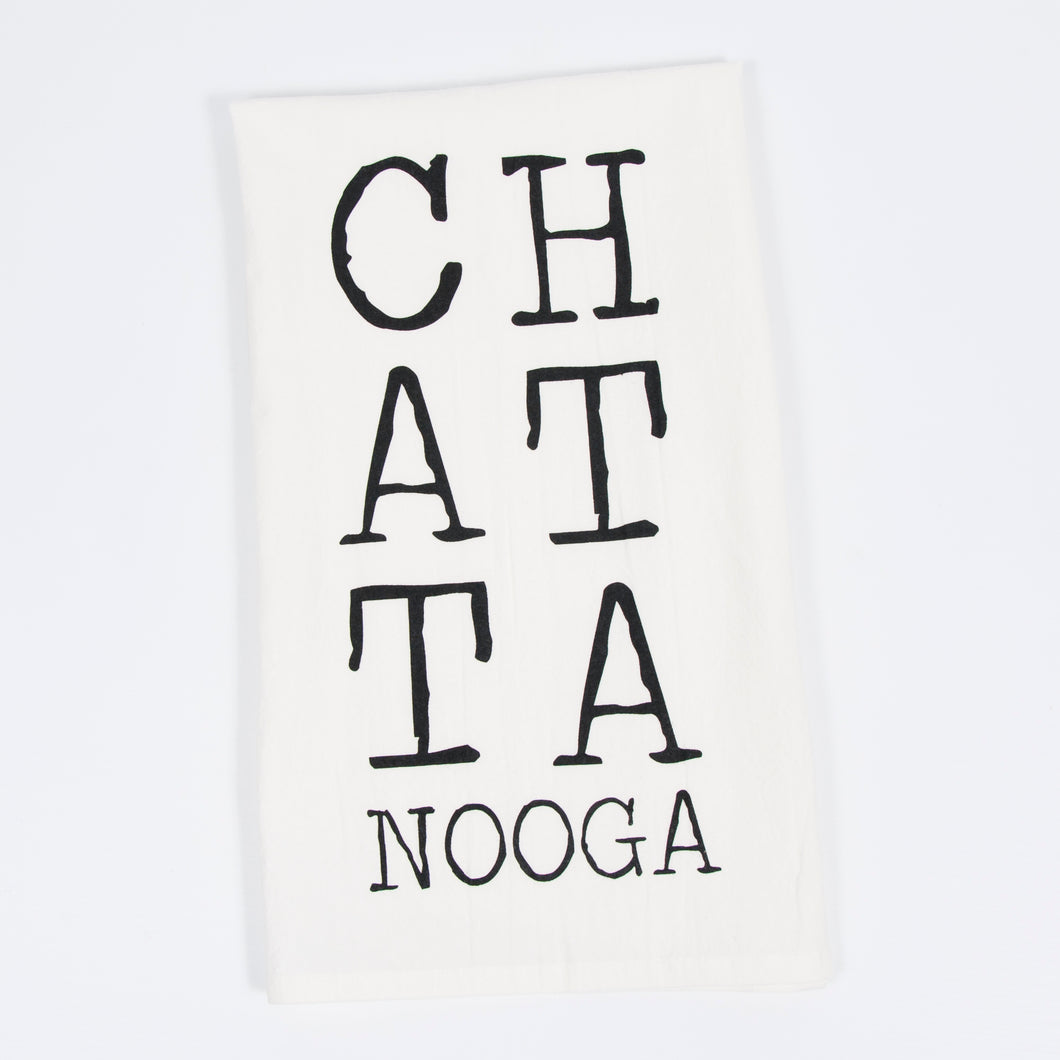 Chattanooga Letterpress Tea Towel