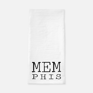 Flour Sack Towel - Memphis