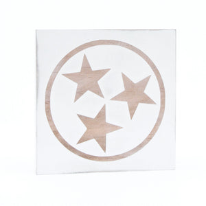Small Square Tri-Star Sign - MIG
