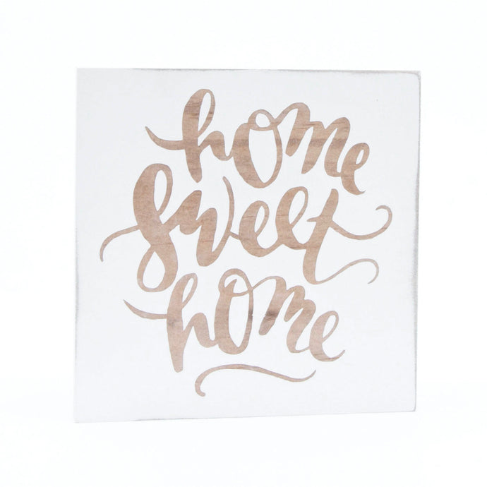Small Square Home Sweet Home Sign
