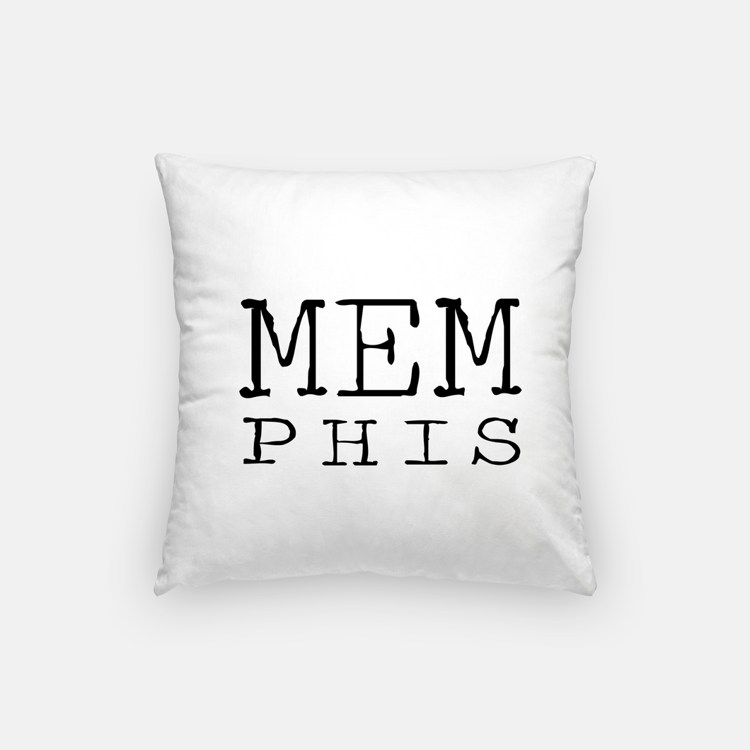 Square Canvas Pillow - Memphis