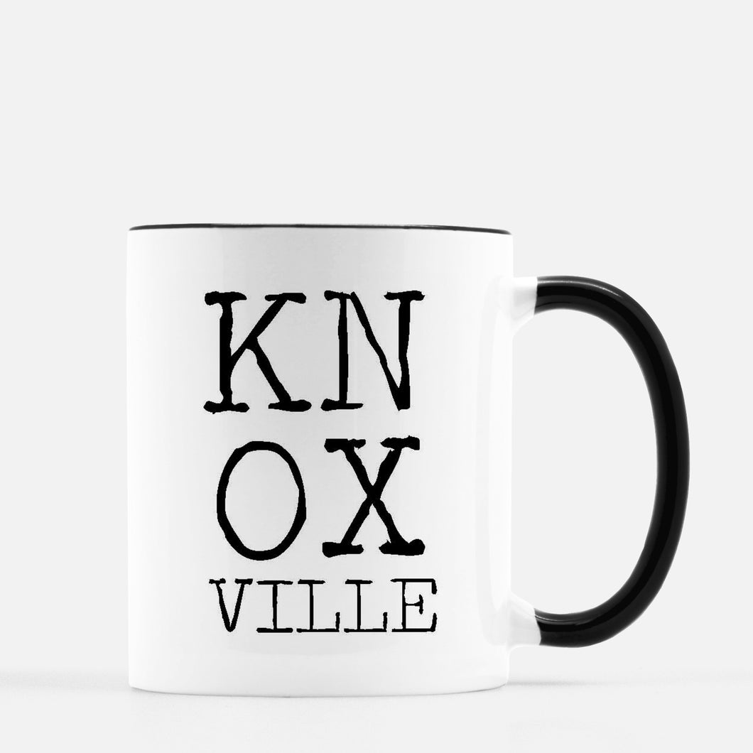 Letterblock Mug - Knoxville